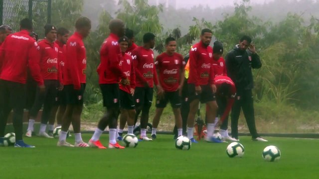 المنتخب البيروفي يستعد لمواجهة نظيره البرازيلي في نهائي بطولة كوبا أميركا في كرة القدم