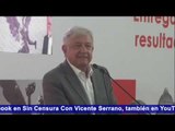 AMLO SIN GUERRA DICE QUE NO VA A SER COMO CALDERÓN O EPN