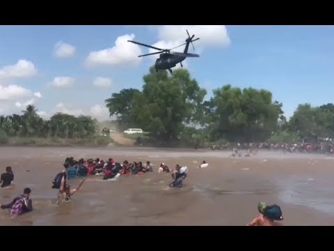 RESULTA CRIMINAL QUE EPN MANDE HELICÓPTERO PARA HACERLE IMPOSIBLE CRUCE A MIGRANTES EN RÍO SUCHIATE