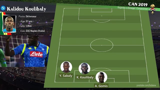 Senegal vs Ouganda Onze de départ (Composition Officielle) - CAN 2019