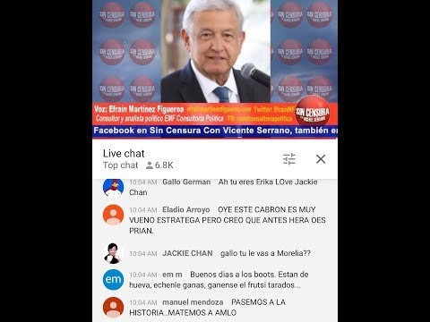 AMENAZAS DE MUERTE CONTRA AMLO. AHORA EN NUESTRO CHAT ¡QUÉ NO CHINGUEN! MÁS DEBATE, NO AMENAZAS