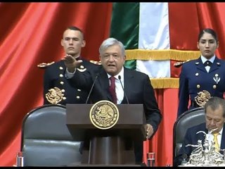 CEREMONIA DE INVESTIDURA DEL NUEVO PRESIDENTE ANDRES MANUEL LOPEZ OBRADOR