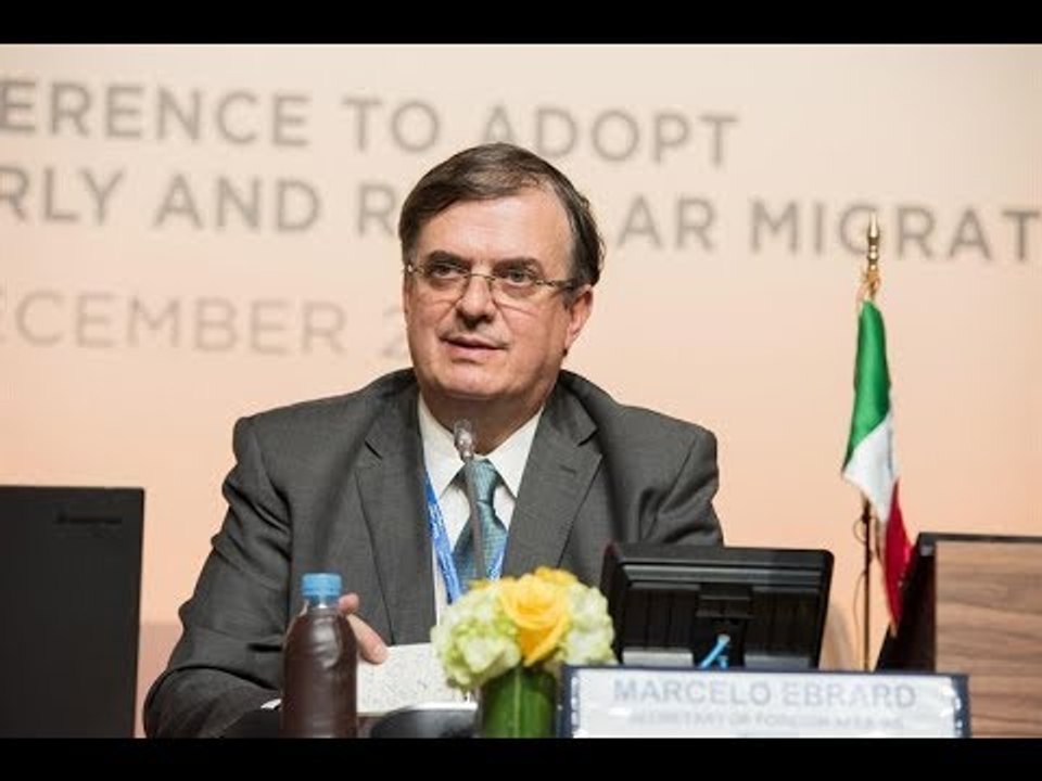 GRAN MENSAJE Y REFLEXIÓN DE MARCELO EBRARD. CUENTEN CON MÉXICO, DICE EL CANCILLER
