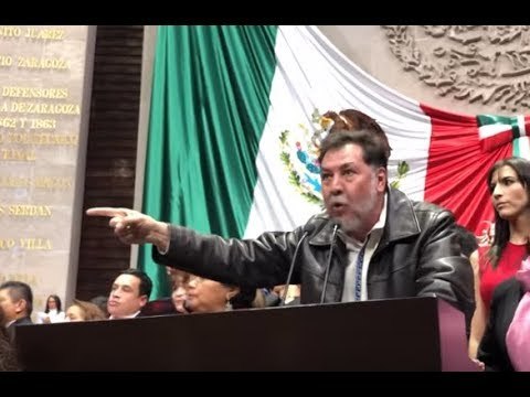 NOROÑA LES GRITA: ¡FARSANTES, TRAIDORES AL PUEBLO! A DIPUTADOS DEL PAN, PRI, PRD, MC ¡CASI MADRAZOS!