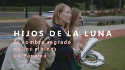 Una gran comunidad albina se resguarda bajo el manto indígena en Panamá