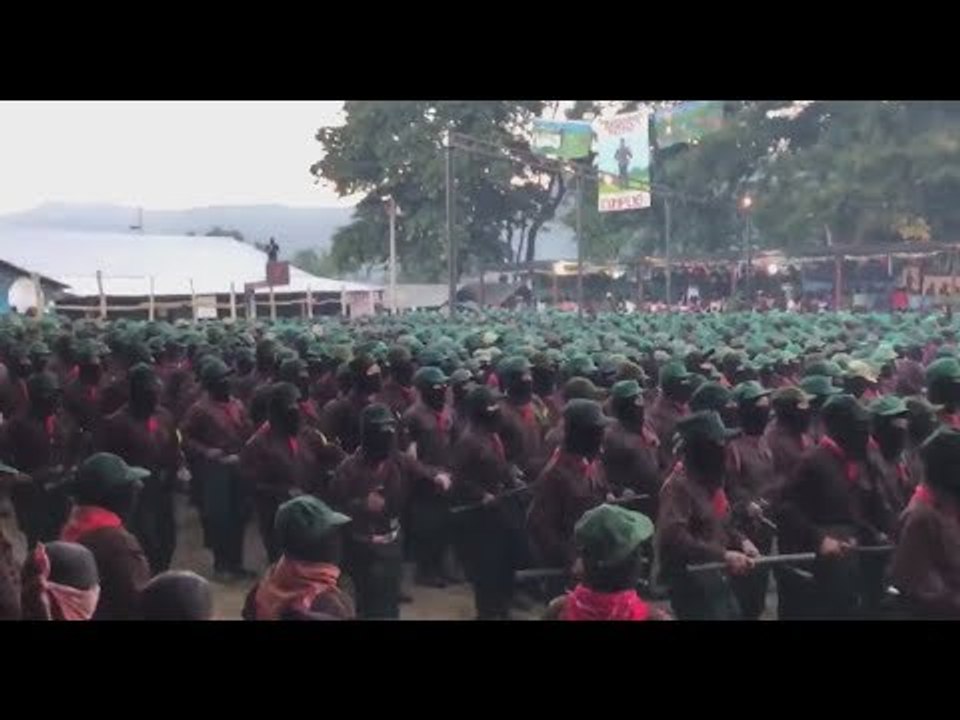 EZLN CELEBRA 25 AÑOS DE LEVANTAMIENTO ZAPATISTA...