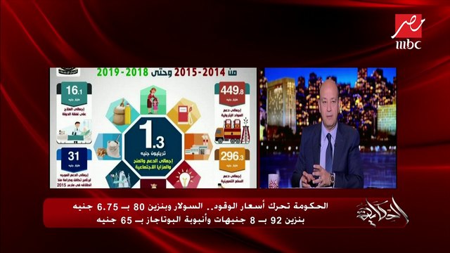 عمرو أديب يشيد بجهود الدولة في مراقبة الإلتزام بزيادة 15% فقط في تعريفة ركوب المواصلات