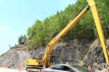 Travaux en cours à Routhierville