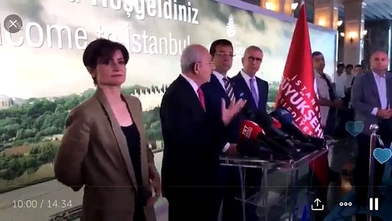 Canan Kaftancıoğlu, Kılıçdaroğlu’nun düşen telefonunu havada yakaladı