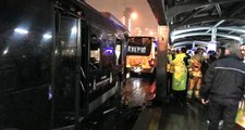 Son Dakika! Zincirlikuyu'da metrobüs kazası! Seferler durdu