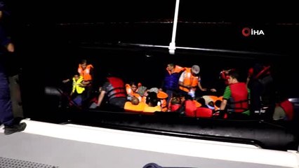 Lastik botla 41 kişinin umut yolculuğu böyle görüntülendi