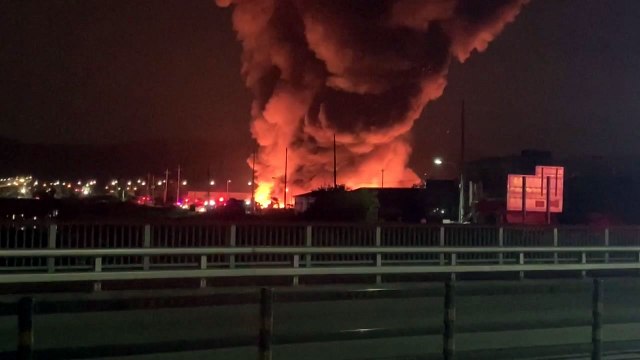 비닐하우스 창고 큰불...10개 동 전소 / YTN