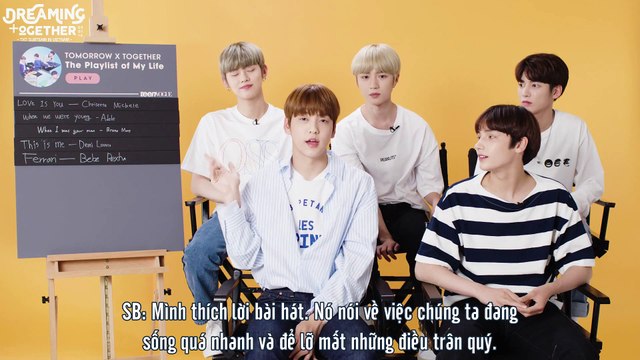 [TXT-Vietsub] TXT tạo nên playlist cho riêng mình @ Teen Vogue