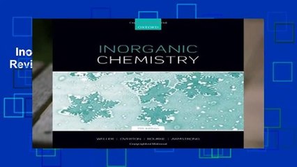 Inorganic Chemistry  Review