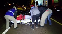 Siate socorre motociclista ferido após batida de trânsito às margens da BR-277