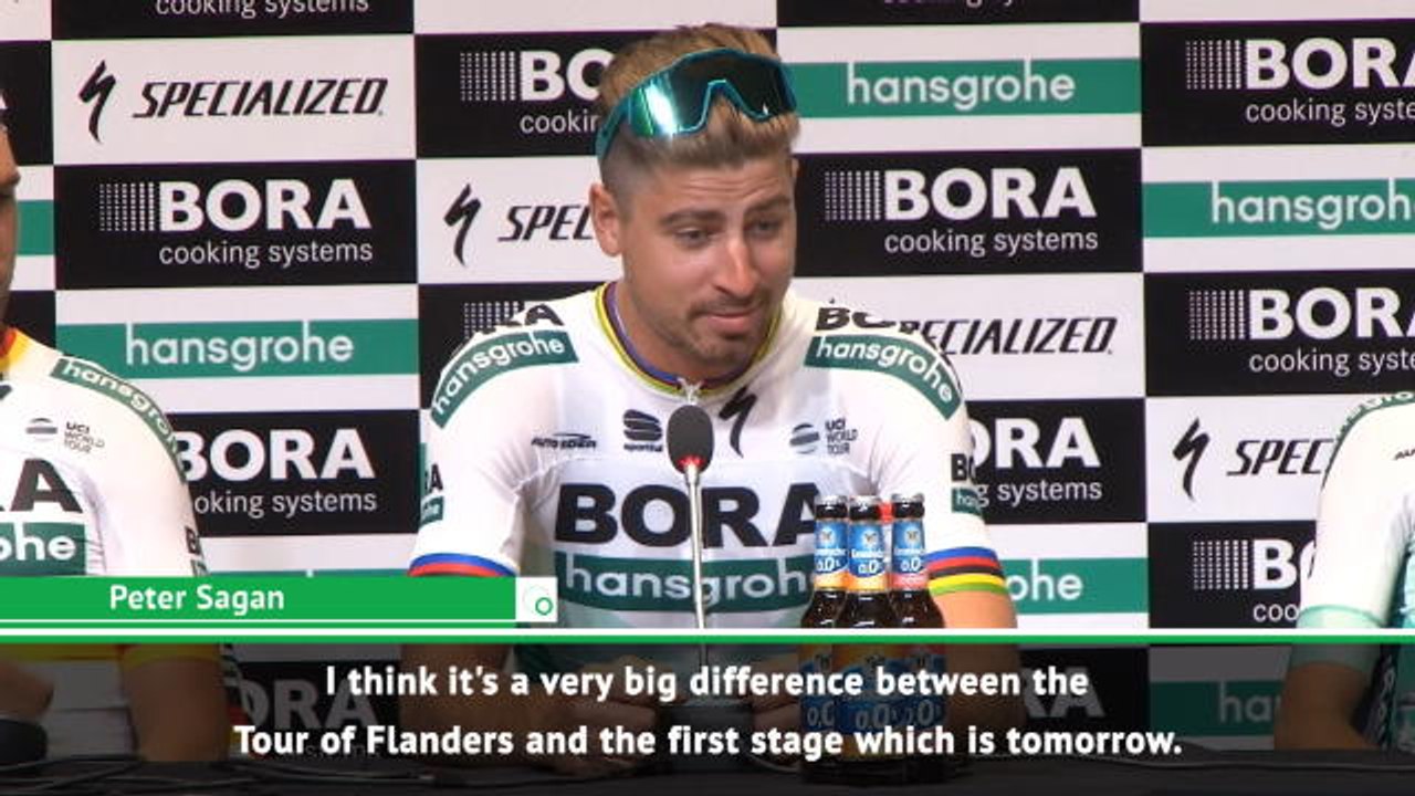It won't be like the Tour of Flanders - Sagan