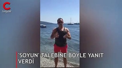 Hayranlarının soyun talebine video ile yanıt verdi