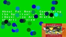 About For Books  Concerning the Spiritual in Art (Dover Fine Art, History of Art)  Review