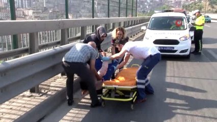 TEM'de uyuşturucu krizine girdiği iddia edilen kadın polisi alarma geçirdi