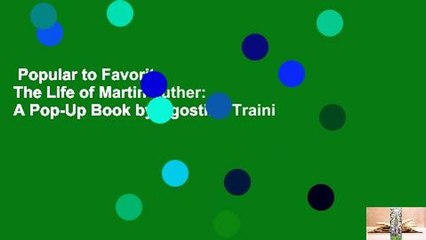 Popular to Favorit  The Life of Martin Luther: A Pop-Up Book by Agostino Traini