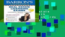 Barron s Real Estate Licensing Exams with Online Digital Flashcards (Barron s Test Prep)  For