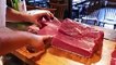 Giant Bluefin Tuna Fish Cutting Sashimi Bowl Tokyo Jsapan