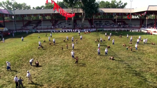 658. Kırkpınar Yağlı Güreşleri İkinci Gün Güreşleri Başladı