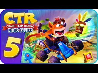 Crash Team Racing: Nitro-Fueled Part 5 (PS4) World 4 No Commentary