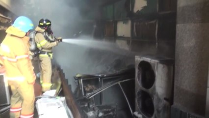 오피스텔 건물 1층 카페서 불...1명 다쳐 / YTN