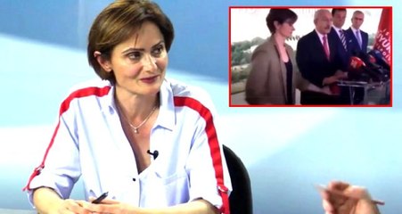 Canan Kaftancıoğlu, Kılıçdaroğlu konuşurken masadan düşen telefonu havada yakaladı!