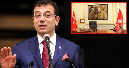 İmamoğlu'ndan "Makamında asılı Atatürk tablosundaki vatandaş Gülen'in dedesi" iddiasına yanıt