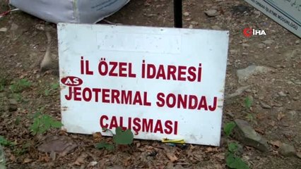 Maden Deresi'nde sıcak su ve şifalı su ölçümü yapılıyor