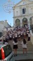 Andria: flash mob dei bimbi sotto la chiesa contro l'illegalità