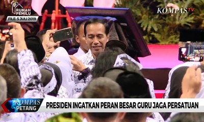 Presiden Ingatkan Peran Besar Guru Jaga Persatuan