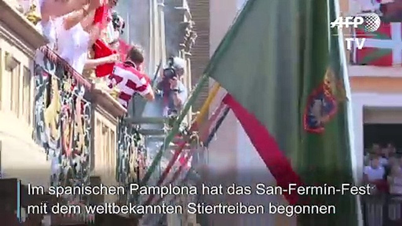 Pamplona rüstet sich für stierhatz