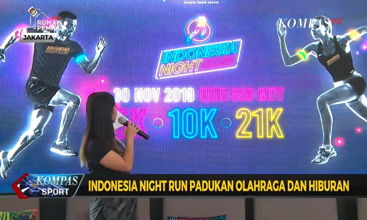 Indonesia Night Run Padukan Olahraga dan Hiburan