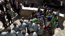 Scurcola Marsicana (AQ) - Mattarella visita il Santuario di Santa Maria della Vittoria (07.06.07)