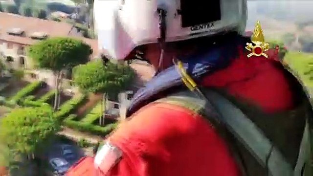 Grosseto - Incendio di sterpaglie su linea ferroviaria Fonteblanda-Alberese (06.07.19)
