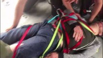 2992 metrede mahsur kalan yaralı dağcı, Jandarma helikopteriyle kurtarıldı