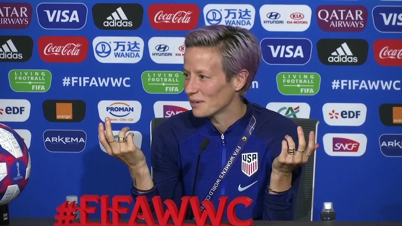 Rapinoe «On n'est pas aussi respectées que les hommes» - Foot - CM 2019 - USA