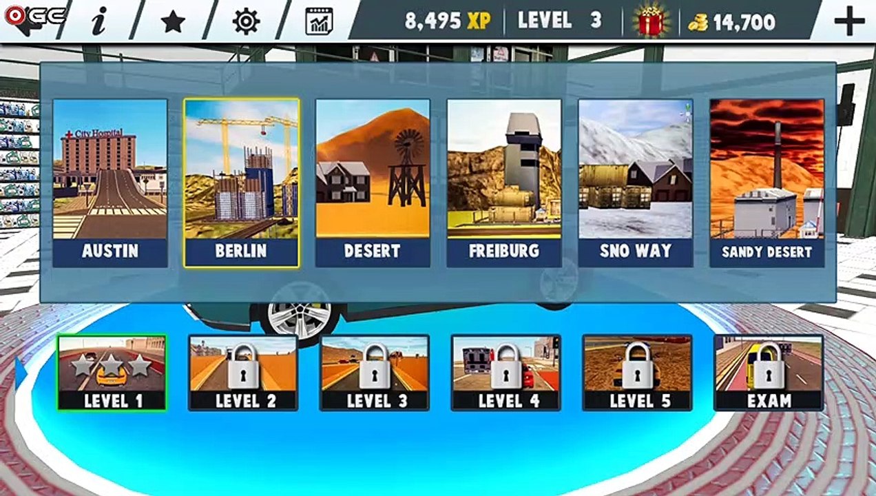 Learning School Driving Simulator Game "Berlin" Car Parking Driver Simulator Android gameplay FHD #2