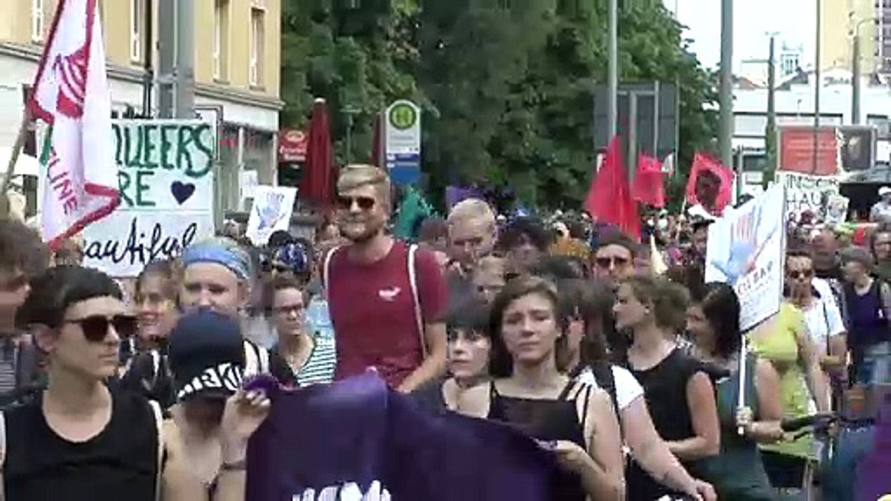 Tausende bieten Rechten bei #unteilbar-Demo in Leipzig die Stirn