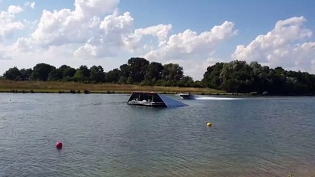 Florence Trible à Arc-sur-Tille pour les championnats de France de ski nautique