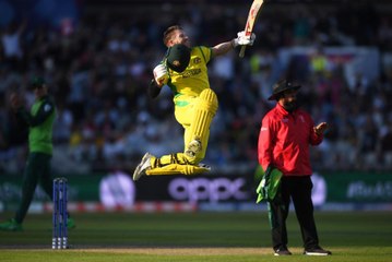 David Warner's 100s this tournament, Australia vs South Africa