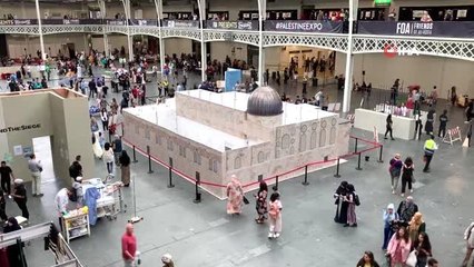 - İsrail'in engelleme girişimlerine rağmen Filistin Fuarı Londra'da başladı