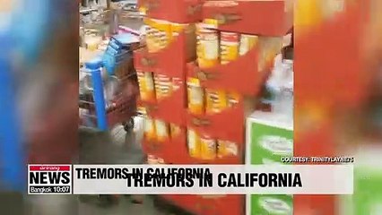 下载视频: Strong aftershocks continue to rattle Southern California