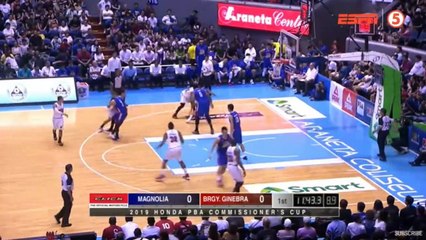 Ginebra vs Magnolia - 1st Qtr July 7, 2019 - Eliminations 2019 PBA Commissions Cup