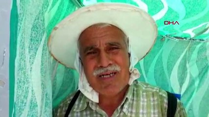 MERSİN Sıcaktan korunmak için hurdalardan şemsiye yaptı