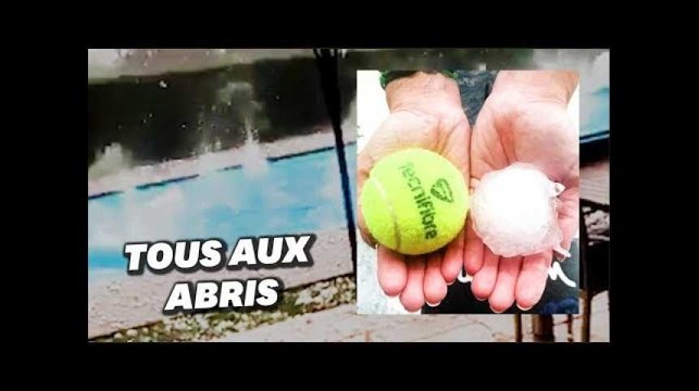 Un déluge de grêlons gros comme des balles de tennis dans la Loire