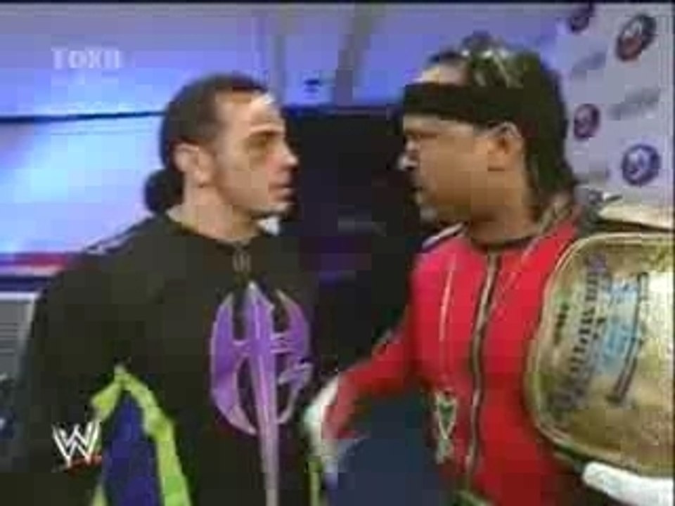 MVP and Matt hardy backstage